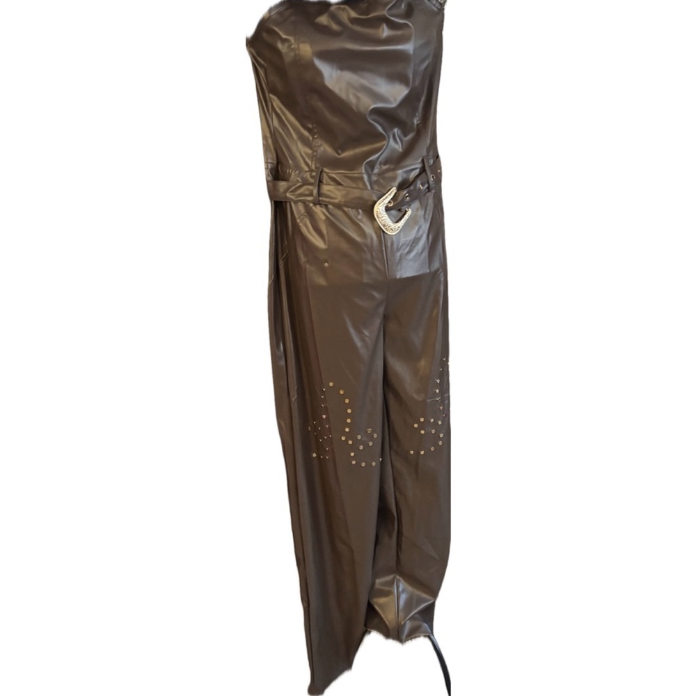Elegant Brown Jumpsuit